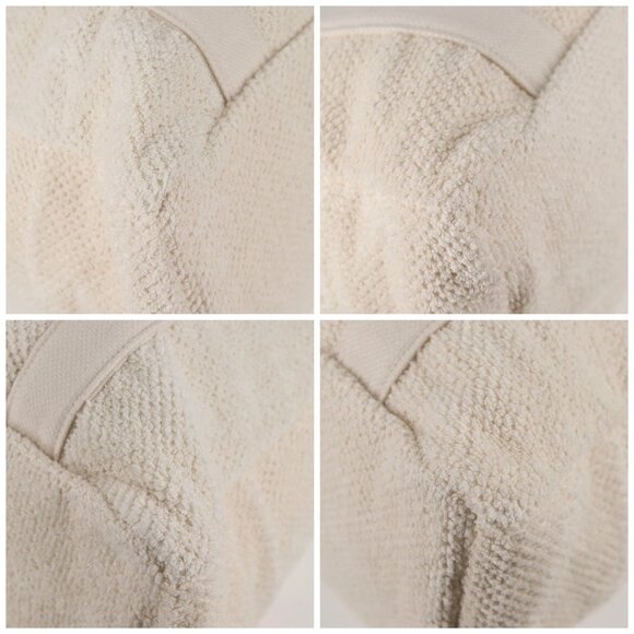 CHANEL COCO Mark Boston Bag Pile White Silver CC Auth BA1544AM - Picture 14 of 16